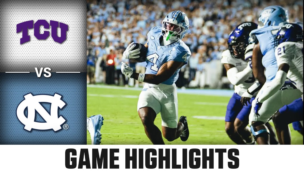 TCU vs. North Carolina Game Highlights | 2025 ACC Football