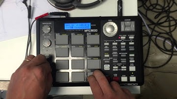 mpc500 sampling + scratching
