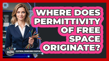 Where Does Permittivity Of Free Space Originate?