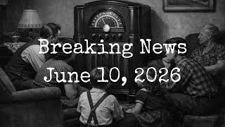 BREAKING: Trump Confirms Iran Shot Down Helicopter, US-Iran Direct Strikes — 1930s Radio Broadcast