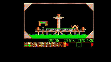 Lemmings Fun Level 9 Walkthrough Amiga