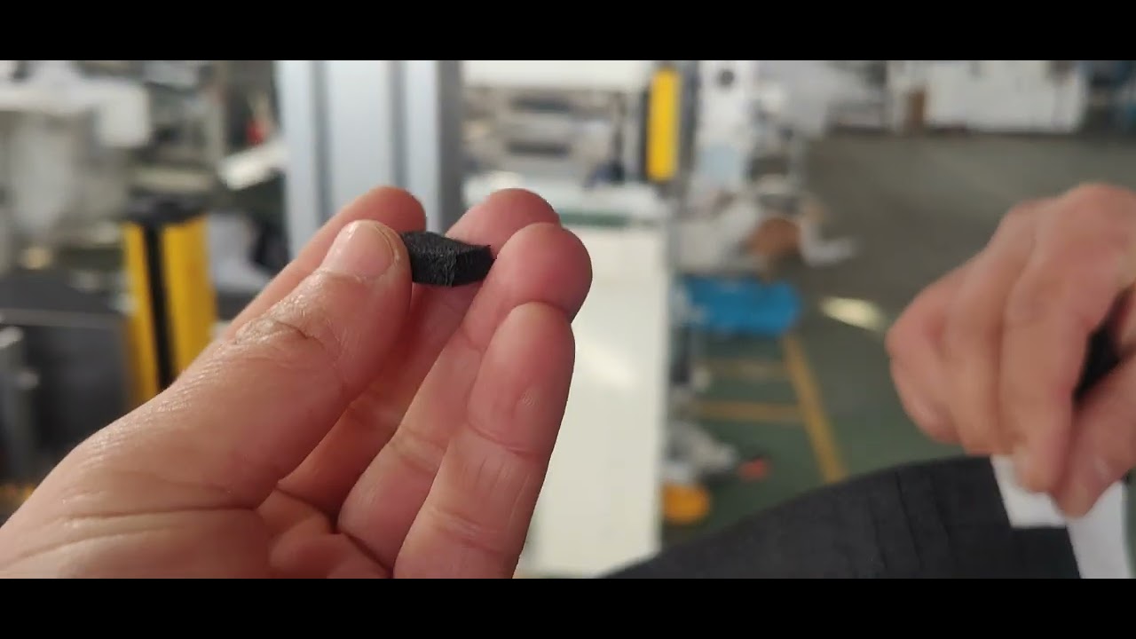 Rotary kiss slit and cross cut foam tape