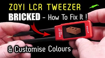🔴 Zoyi ZT-MD2 Firmware Glitch Recovery and Customising Screen Colours - No.1419