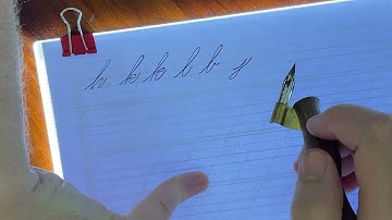 Calligraphy w/ Kolby: Spencerian Script Minuscule - Extended loops