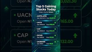 Stock Market performance today, top 5 gainers and losers