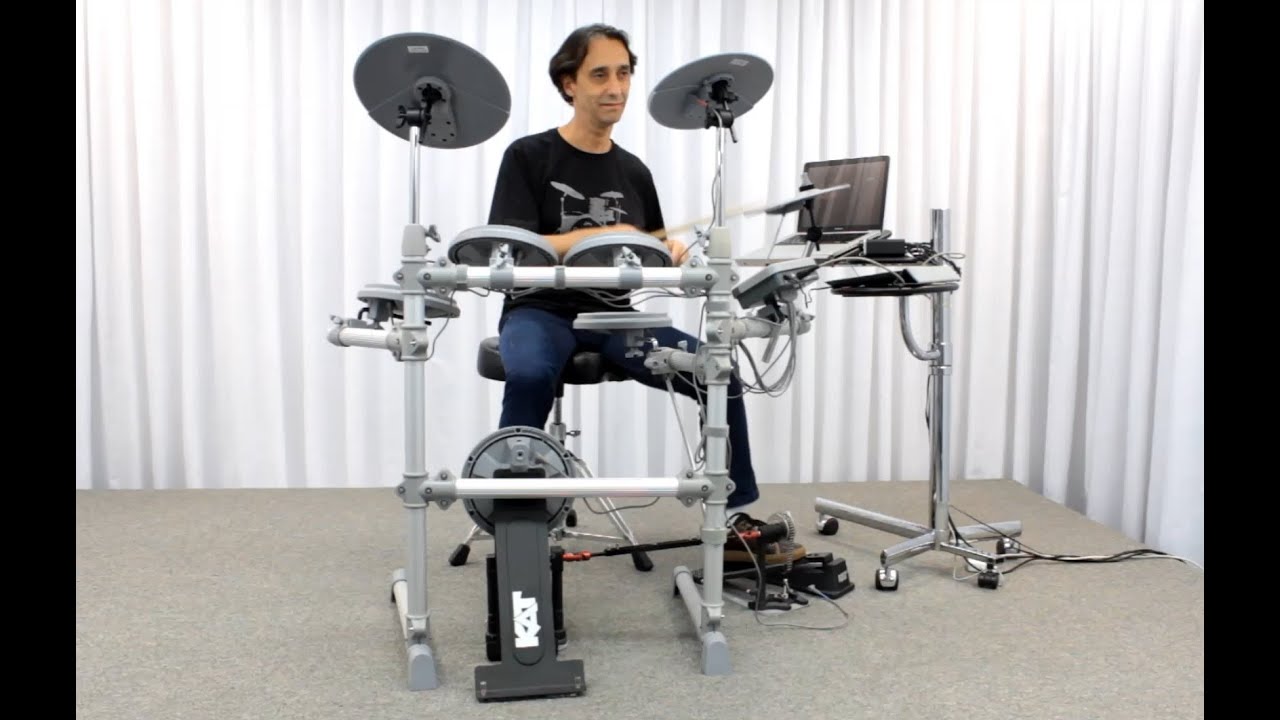 Bateria Eletrônica KAT KT1 Sound Check Electronic Drum Set YouTube