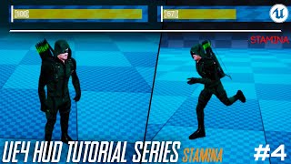UE4: 3rd person HUD series | Stamina bar #4