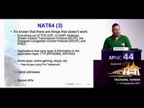 APNIC44 - IPv6 for Mobile Networks Tutorial