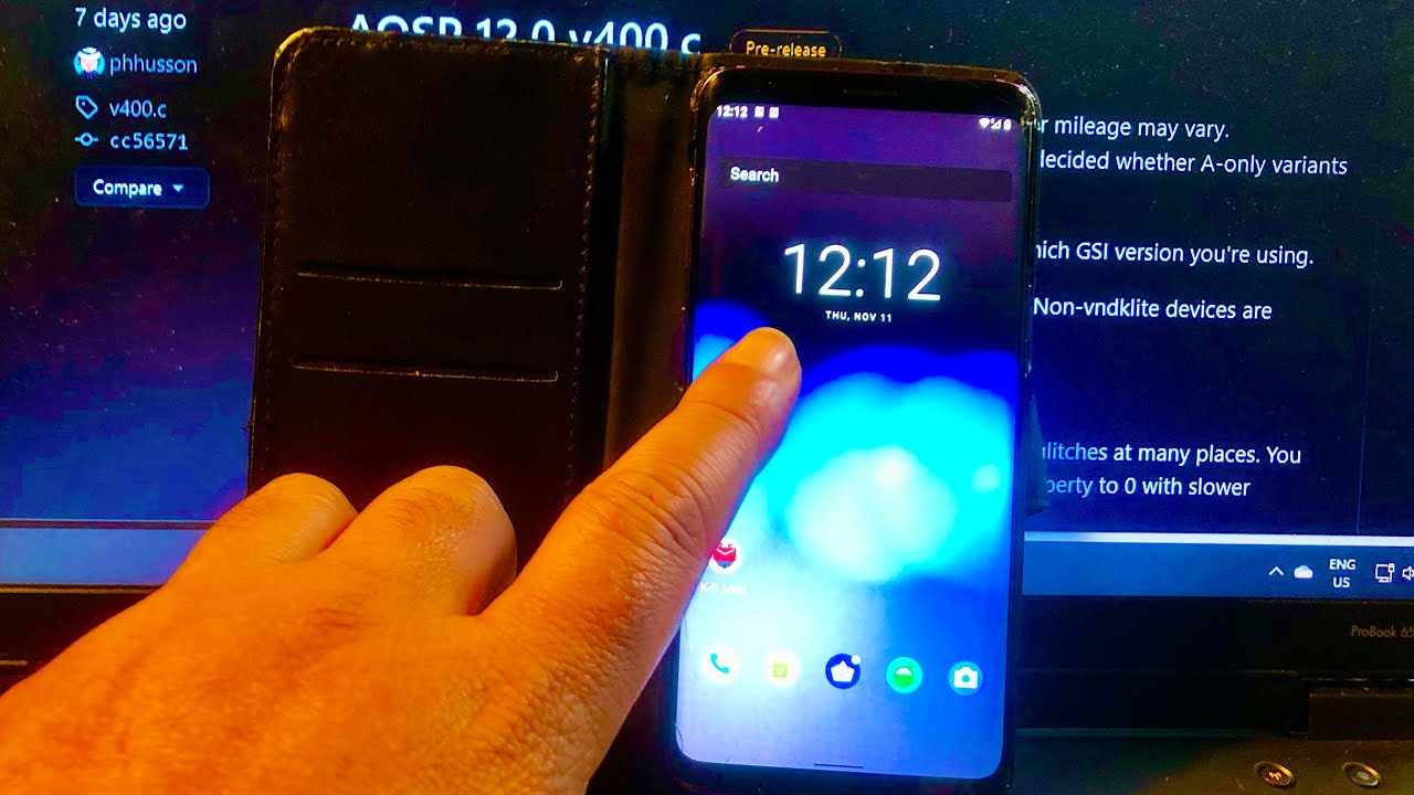 Best Android 12 GSI for Samsung S9 S9  & Note 9 Gapps & MicroG builds - YouTube