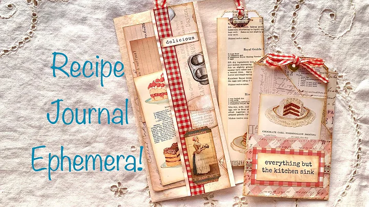 Recipe Journal Ephemera!