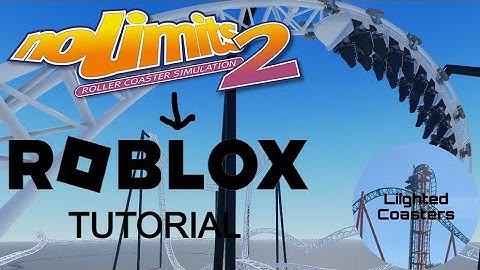 NoLimits2 to Roblox Coaster Tutorial (How To Import Nolimits 2 Rollercoasters To Roblox Studio)