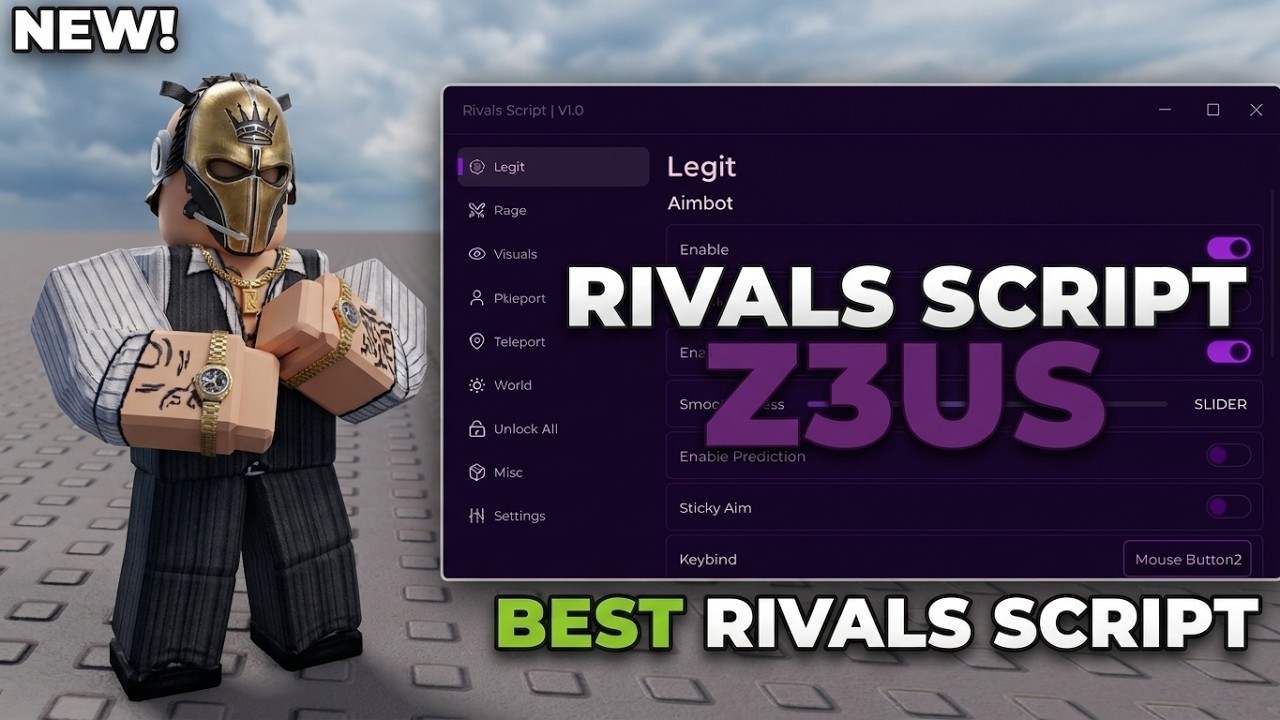 Ragebot Rivals NEW Best Rivals Script Z3US V3 | Aimbot, Ragebot, Skinchanger & MORE ...