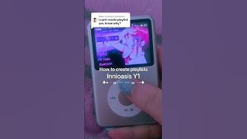 How to create playlists on the Innioasis Y1 #digitalaudioplayer #tutorial #mp3player #offline music