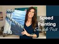 PAINTING OCEAN WATER | Acrylics | Speed Painting