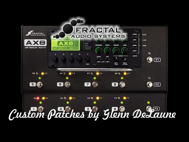 Fractal AX8 Scene Switching demo - by Glenn Delaune - YouTube