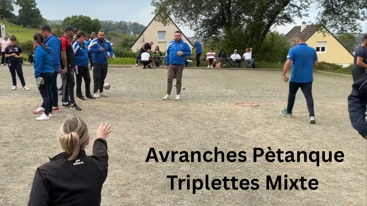 Miniature : Avranches Pètanque Triplettes Mixte Philipson/Morin/Oiliviero vs Zicot/Brevune/Richard #Petanque2025
