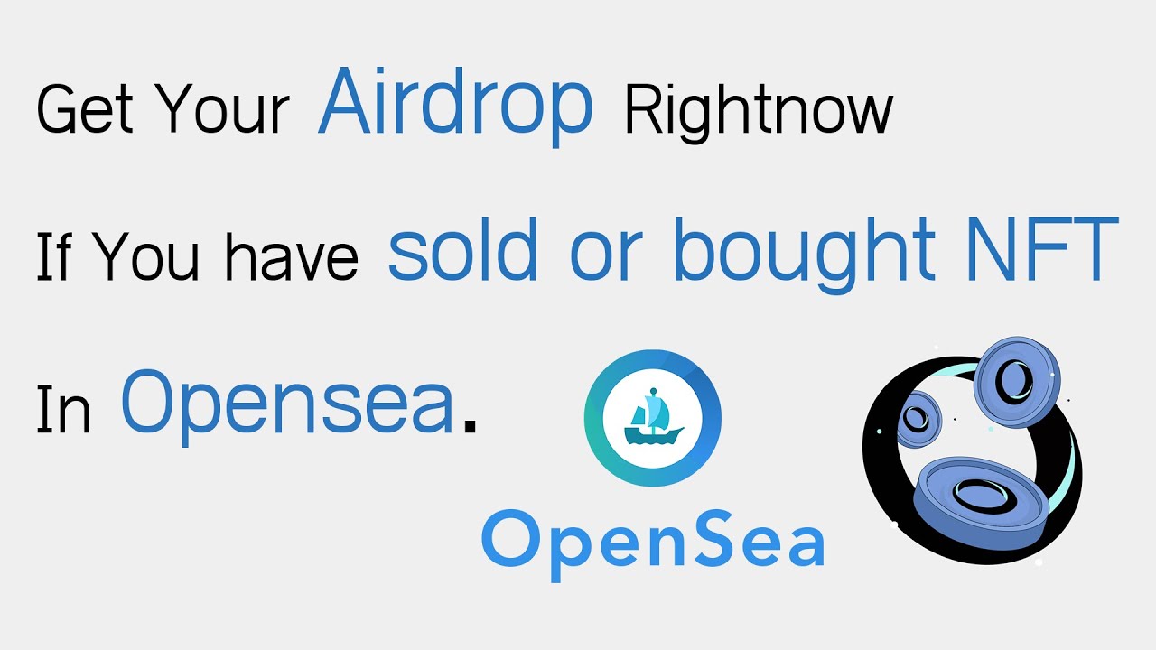 Claim your airdrop rightnow if you have made the transaction in opensea  such as buy or sell NFT.