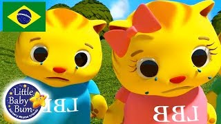 Canções para Bebe | Três Gatinhos | Desenho para Bebe | Little Baby Bum em Português