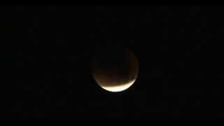 Espectacular el eclipse de luna visto desde Europa