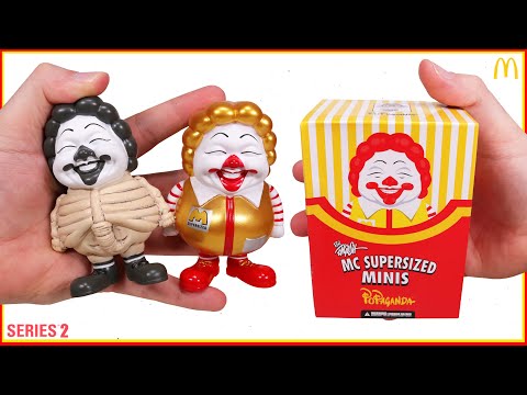 Opening 12 Mc Supersized Ronald McDonald Mystery Mini Boxes 