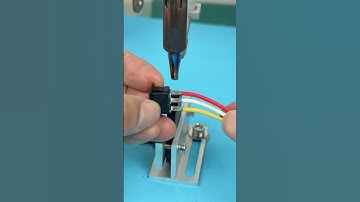 Power Switch Soldering Wire With Semi-Automatic Soldering Machines #switch #shorts
