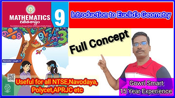 9th Class Maths New Syllabus|| Chapter-5|| Introduction to Euclid
