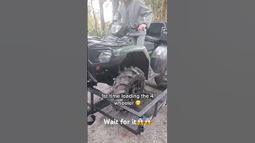 How to load an Atv on your trailer