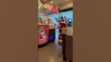 First ever Robot server in the Philippines | Dunkin Donuts