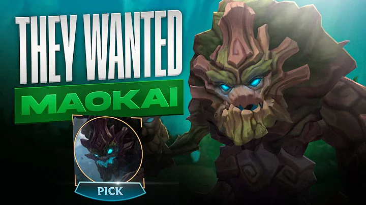 Maokai support is STRONG again RUN UP PRESS W GG