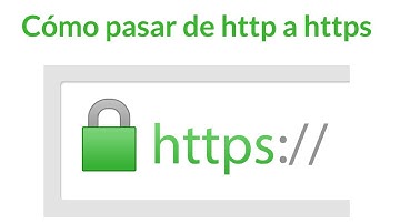 Cómo pasar de http a https