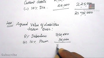 [#1] Amalgamation of Companies||Purchase Consideration||Solved problem||by kauserwise