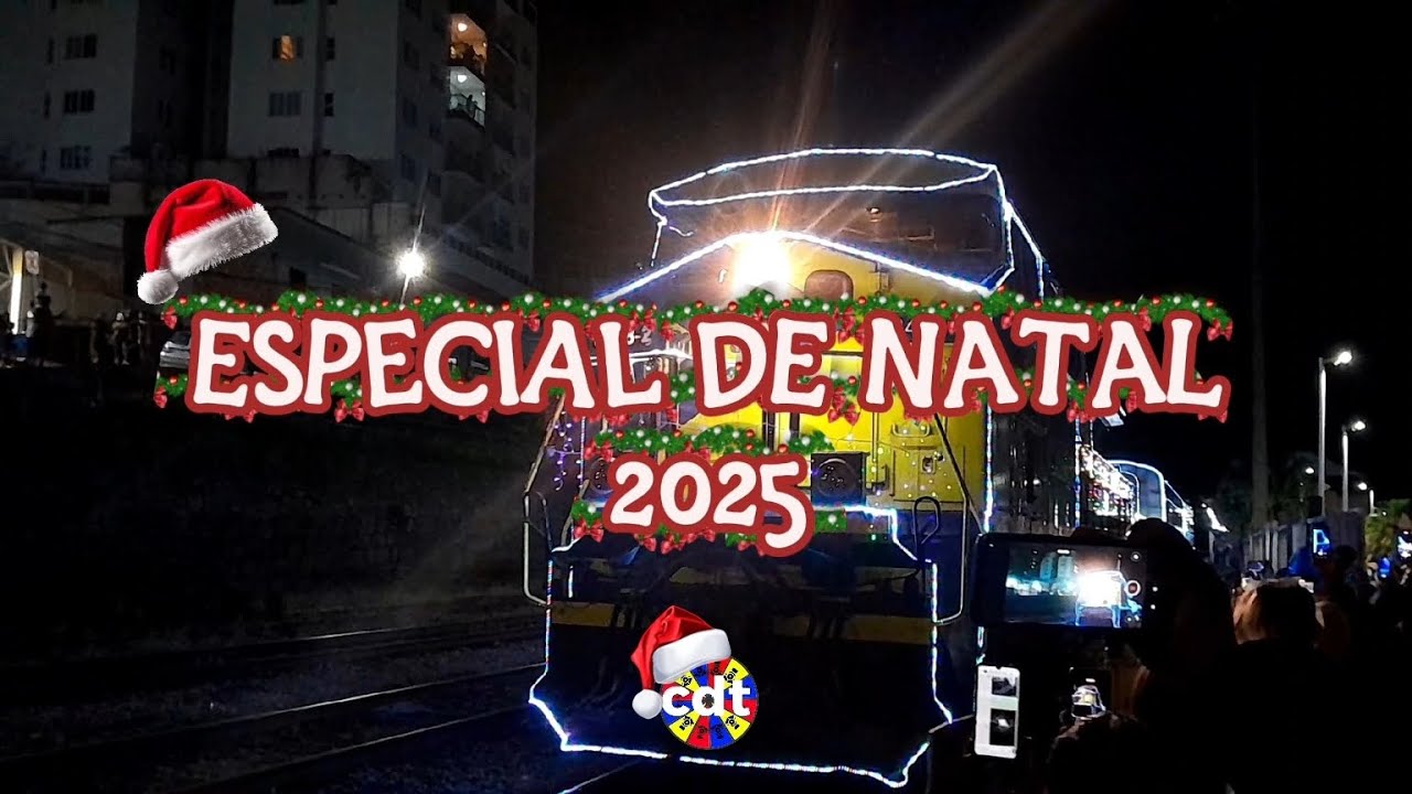 ESPECIAL DE NATAL: Veja como foi o incrível trem de natal da MRS em 2025