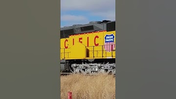 Worlds Largest Diesel Locomotive Union Pacific 6936 EMD DDA40X Donation Train #unionpacific #shorts
