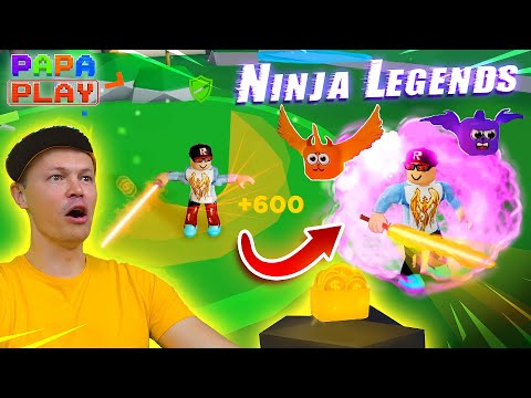 Видео: Я стал НИНДЗЯ в ⚡Ninja Legends