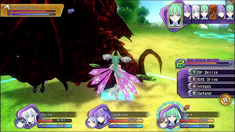 Hyperdimension Neptunia Re;Birth 1 Final Boss (Normal End)