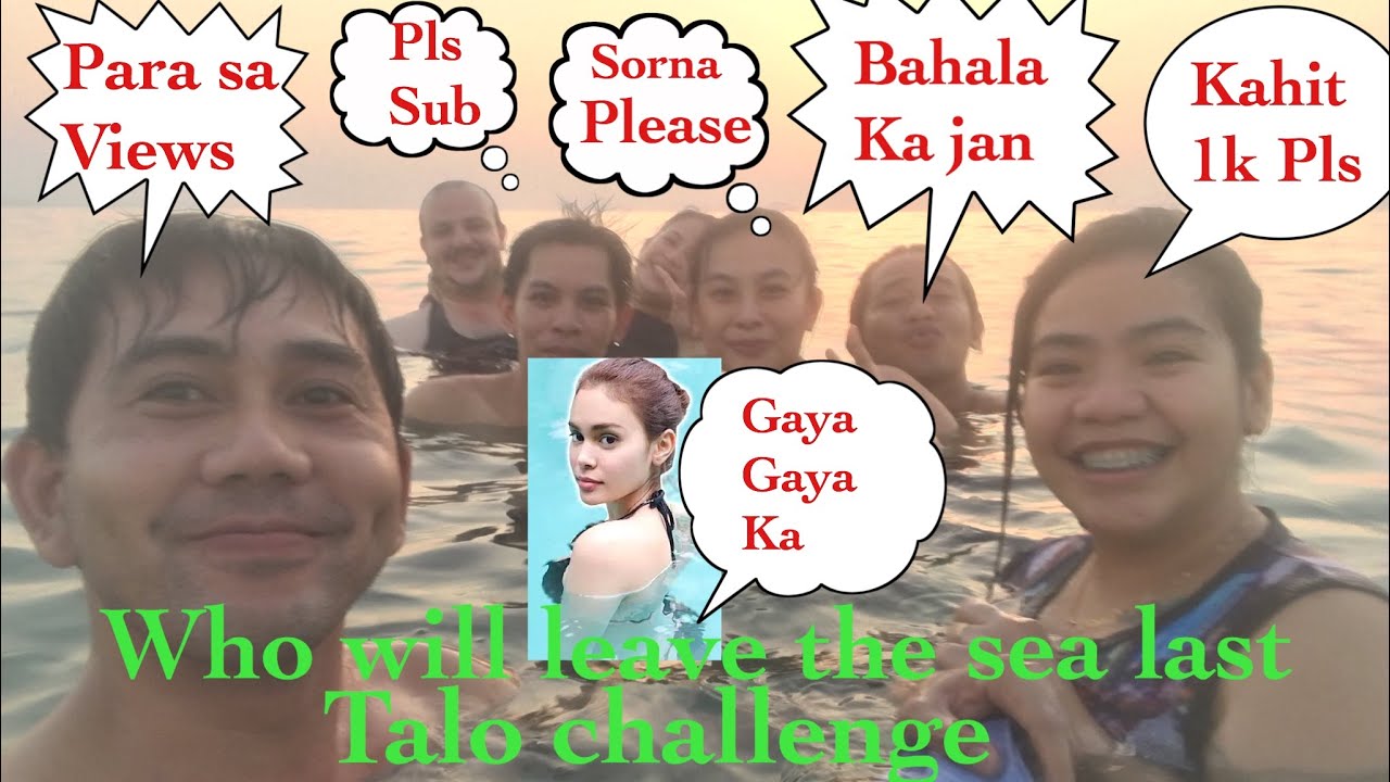 Mala Ivana Alawi Challenge Who Will Leave The Sea Last Talo Challenge Eid Al Adha Youtube