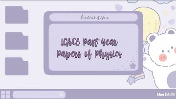 ICCSE Past Year Physics Paper 4 October/November 2019