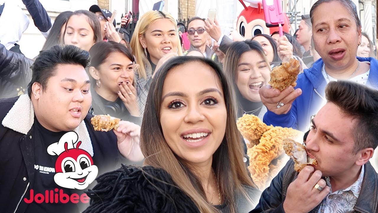 EPIC 18-HOUR QUEUE | WATCH JOLLIBEE'S BIGGEST TASTE TEST IN LONDON | THIS IS CRAZY!