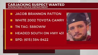 Carjacking suspect wanted