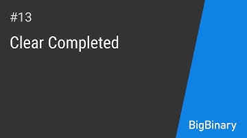 Clear Completed | Learn ReactJS in steps Episode 13