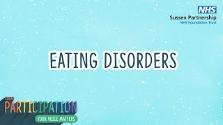 Eating disorders: a parent and carer workshop