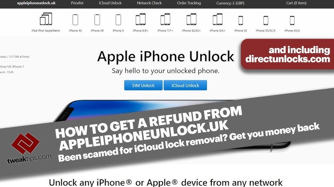 How To Get A Refund From Appleiphoneunlock Uk Directunlocks Com And Offcialiphoneunlock Co Uk Youtube