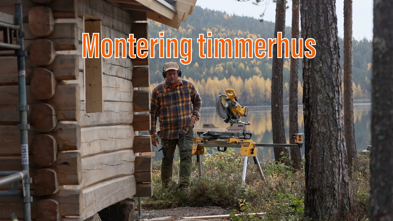 Montering timmerhus