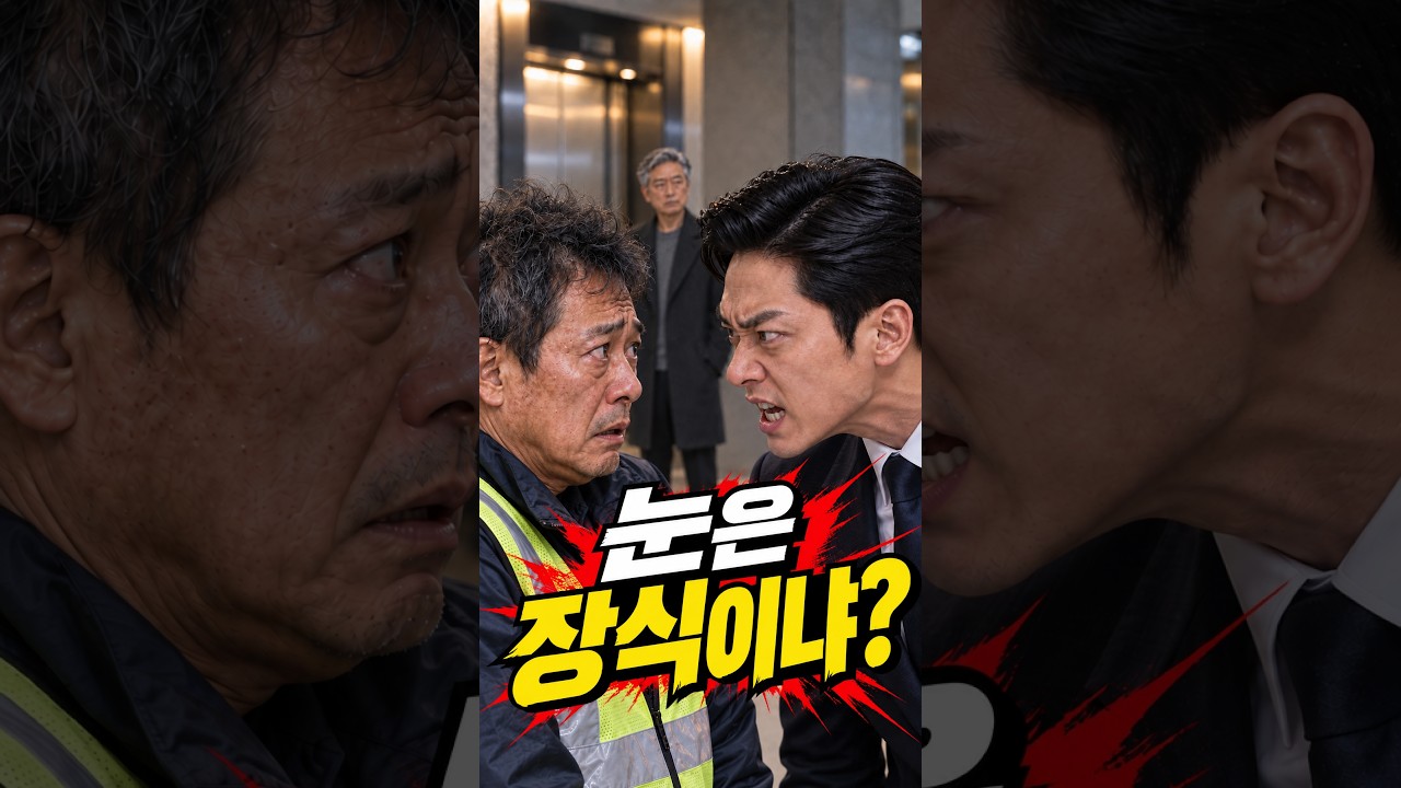 배달기사를 모욕한 아파트 관리실장의 최후 #시니어드라마 #시니어쇼츠 #반전드라마 #갑질 #배달기사 #시니어
