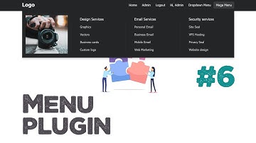 Menu plugin for thunderPHP Framework #06 | Mega menu images | Quick programming tutorial