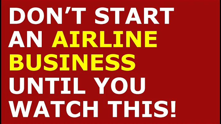 How to Start an Airline Business | Free Airline Business Plan Template Included
