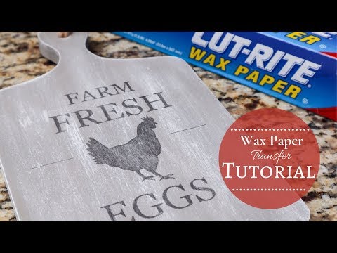 COMO TRANSFERIR palavras e imagens À MADEIRA | CERA DE PAPEL TUTORIAL TRANSFER