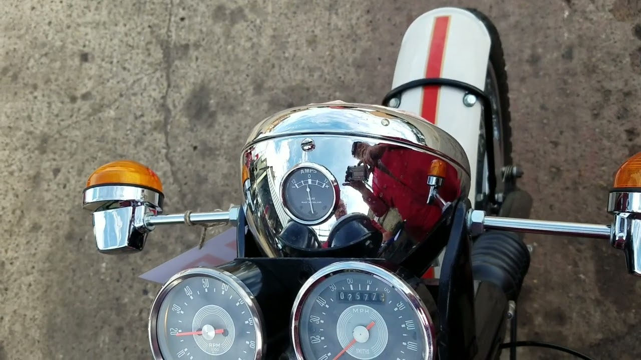 1964 Triumph T90 350cc at Andy Tiernans #09696TRI - YouTube