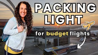 How I Pack Everything In One Personal Item No Carry-On