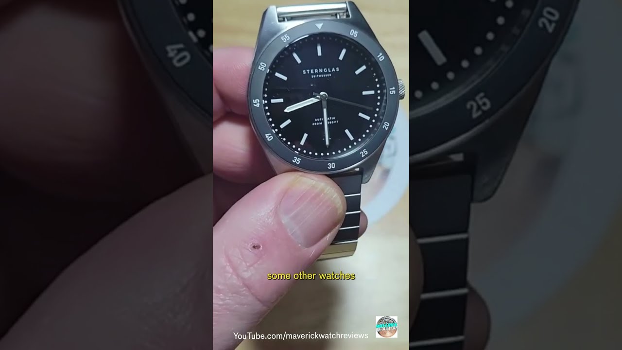 shorts Maverick watch reviews takes a close look at our black Marus